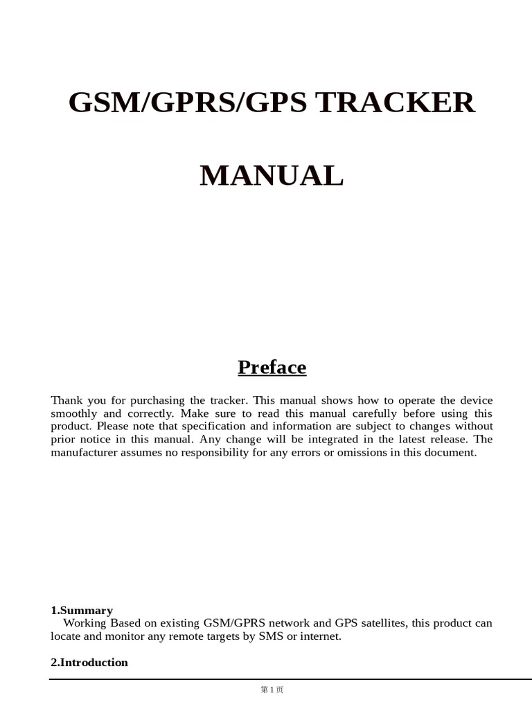 GPS368 Tracker User Manual | PDF | Battery Charger | Global Positioning ...