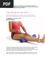 Yoga Terapia Para Las Rodillas