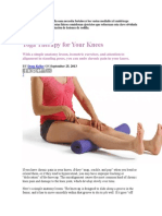Yoga Terapia para Las Rodillas