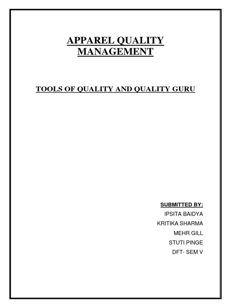7 Quality Tool PDF Quality (Business) Statistics
