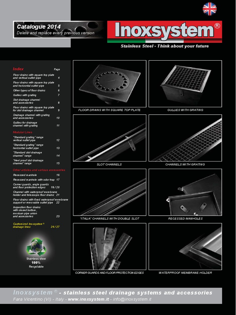 Inoxsystem Product Catalog 2014 | PDF | Business