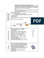 Técnicas Usadas Ns Processos de Separação Mais Comuns