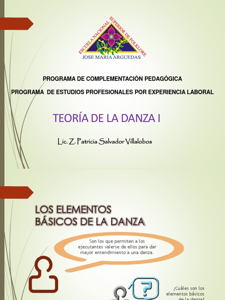 Sesión 5 Elementos de La Danza Sonido Ritmo Prueba