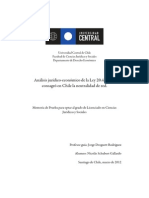 Análisis jurídico-económico de la Ley 20.453 que consagró en Chile el principio de neutralidad en la red