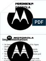 Six Sigma of Motorola