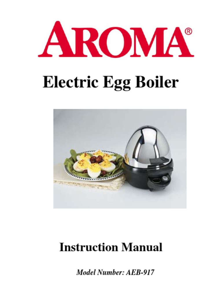 Aroma Egg Cooker Instruction Manual Ac Power Plugs And Sockets