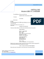 Install ModemUSB/H7.2 Linux Modem