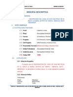 Memoria Descriptiva PDF