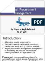 LECTURE 16 Procurement