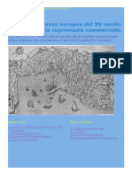 Le Grandi Potenze Europee Del XV Secolo e Le Lotte Per La Supremazia Commerciale.