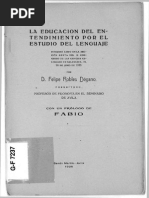 La Educacion del Entendimiento a partir del Lenguaje