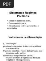 Regimes e Sistemas Politicos