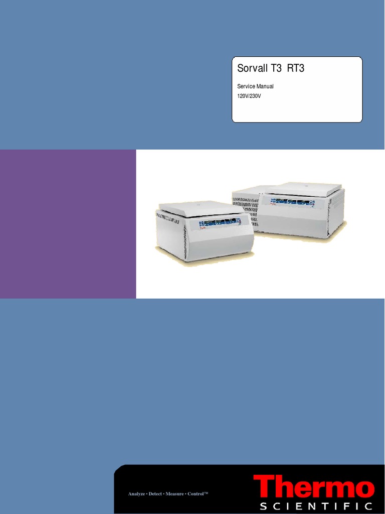 Sorvall centrifuge service manual
