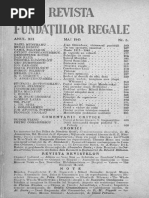 Rev Fundatiilor Regale - 1945 - 05, 1 Mai Revista Lunara de Literatura, Arta Si Cultura Generala