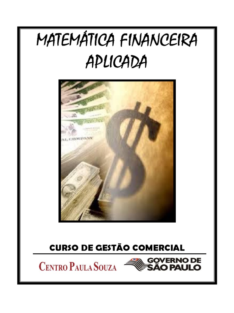 Apostila de Matemática Financeira | PDF | Desconto | Juros