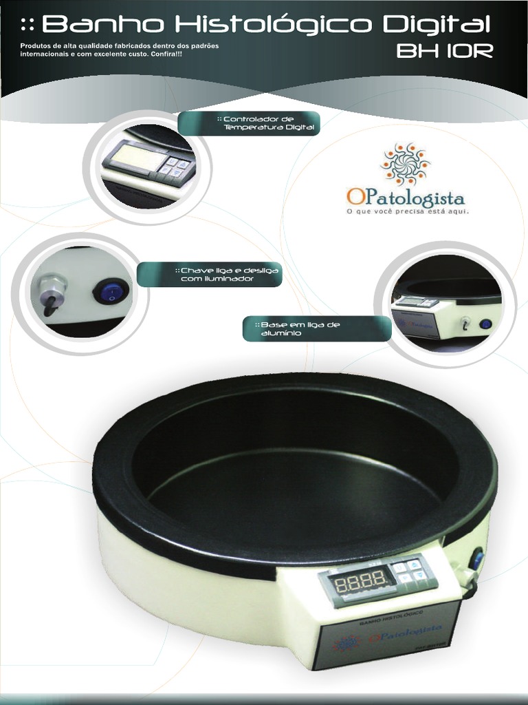 Catálogo Banho Histologico Digiltal BH 10R | PDF