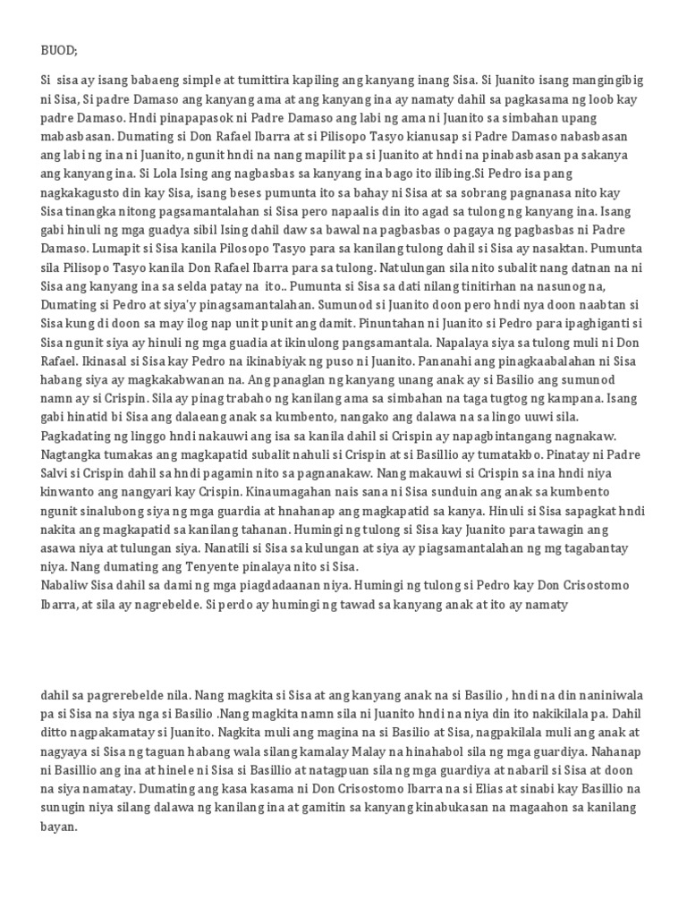 BUOD | PDF