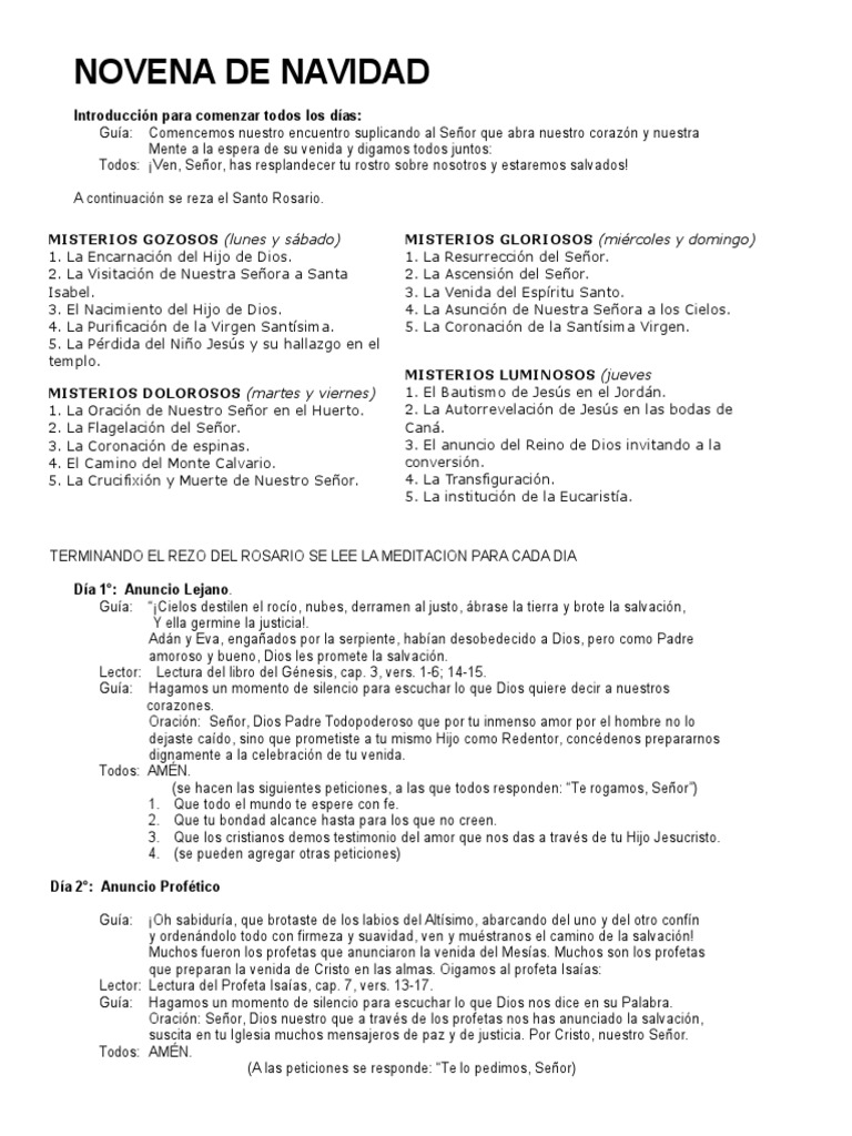 Para Pedir Las Posadas PDF María, madre de Jesús Oración