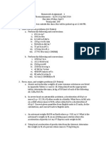 Thermodynamics HW1