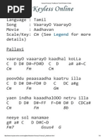 VaarayOVaarayO Aadhavan Tamil Western Notes