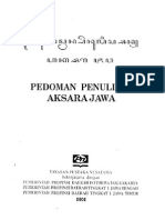 Pedoman Penulisan Aksara Jawa PDF