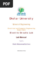 Download Electric Circuits Lab Manual by sheikmd SN25007177 doc pdf