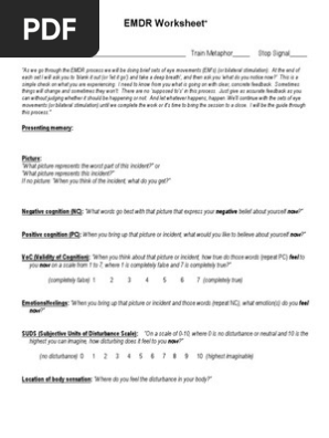 2-emdr training worksheet