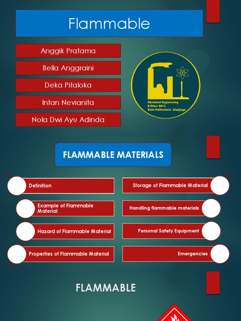 Flammable Materials: Safety and Examples | PDF | Flammability | Combustion