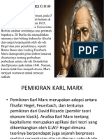 Pandangan Filsafat Sejarah Pemikiran Karl Marx
