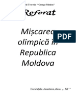 Miscarea Olimpica in Republica Moldova