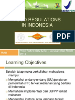 Food Regulation in Indonesia