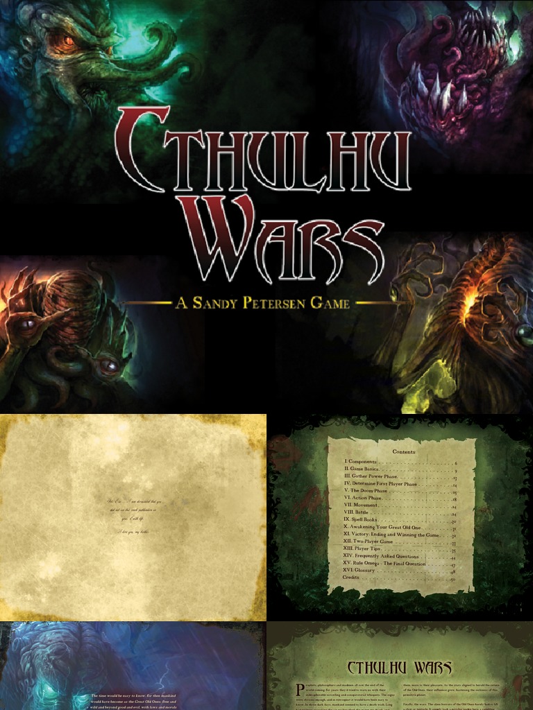 Cthulhu Wars Rulebook | Download Free PDF | Cthulhu Mythos | Leisure