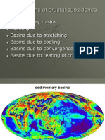 Mechanisms of Crustal Subsidence