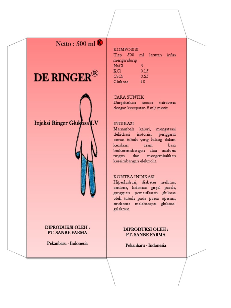 Infus Ringer Glukosa Sanbe 500 ml | PDF