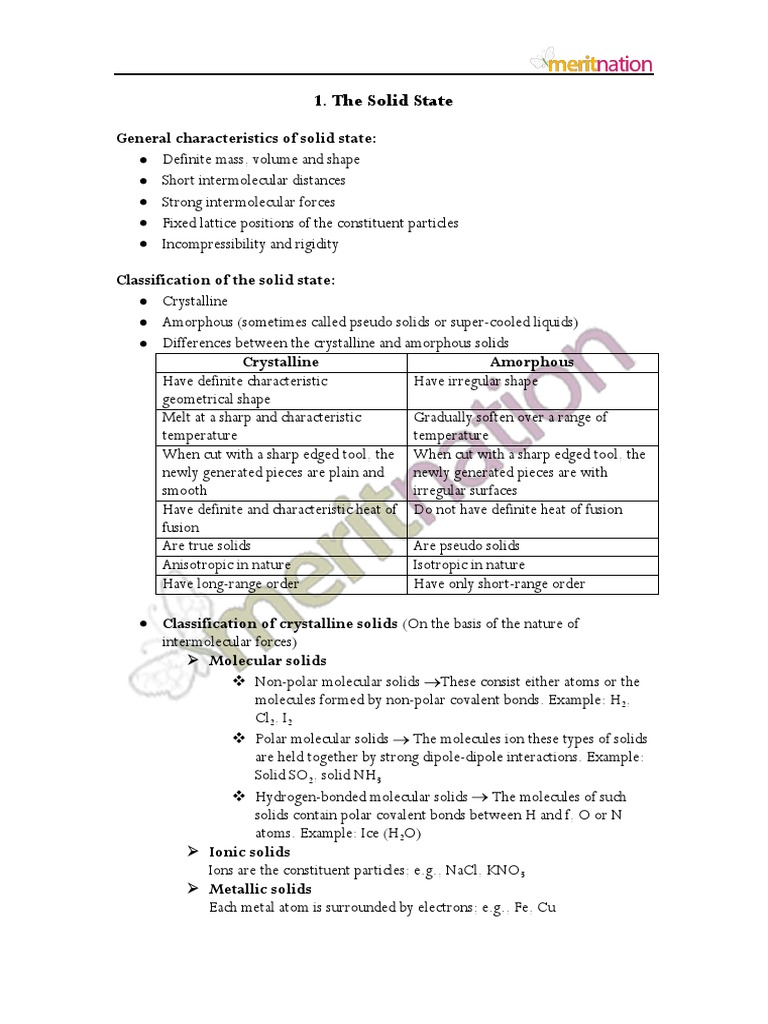 Solid State | PDF
