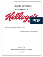 Consumer Behaviour Assignment 3: How Can Kellogg's Do Better in India?