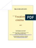 Vocation Du Cinéma