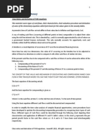 Class Notes and Derivation of TVM Equations