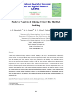 Pushover Analysis of Existing 4 Storey RC Flat Slab