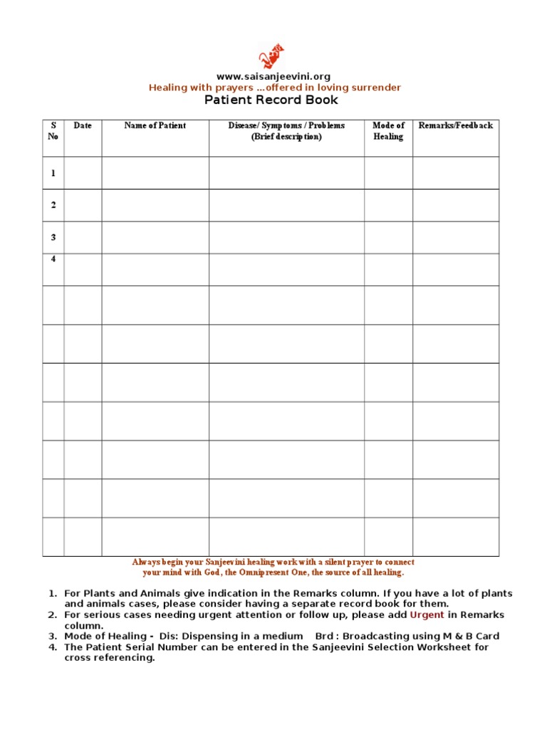 Patient Record Book PDF