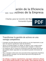 Optimizacion de La Eficiencia de Los Activos de La Empresa