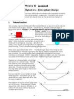 L14 Dynamics Conceptual Change