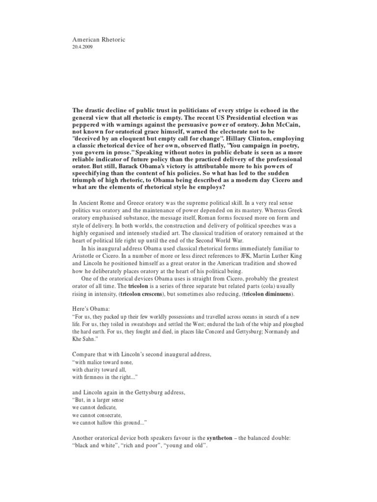 American rhetoric essays picture