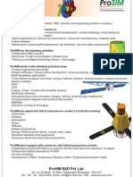 Seismic Analysis at PRoSIM