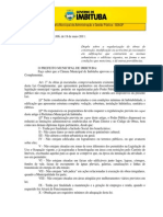 Lei regulariza obras irregulares Imbituba