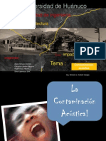 Contaminación Acustica en Huánuco