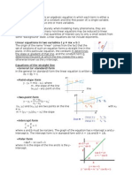 Linear Equation Types & Forms