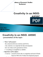 Creativity in An NGO Final Presentation