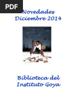 Novedades Diciembre 2014