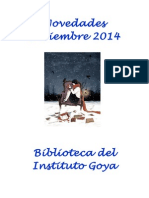 Novedades Diciembre 2014